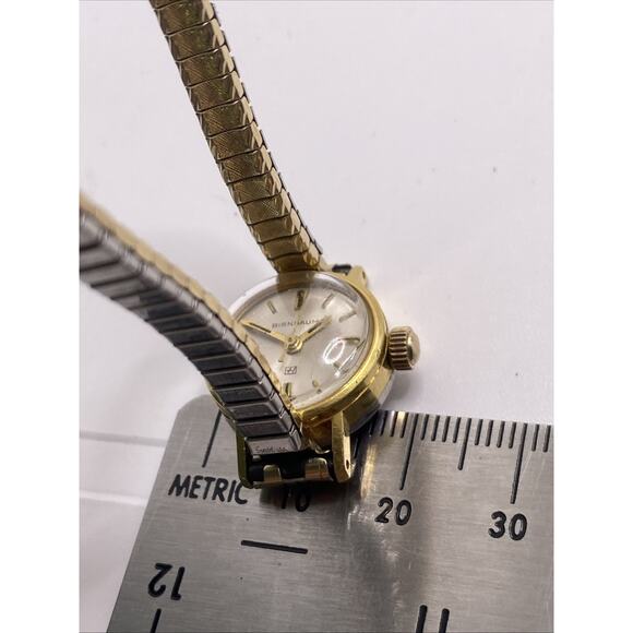 Birnbaum By Hamilton Swiss Made Mechanical Womens Watch 1/20 10k Gp Band Runs main image 6